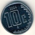Мексика 10 сентаво 2004 год