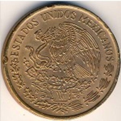 Мексика 20 сентаво 1973 год