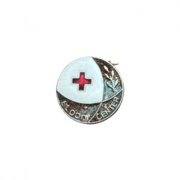 Значок Япония. Blood center. Центр крови