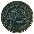 Великобритания 2 фунта 2011 год - 500 лет со дня спуска на воду Мэри Роуз