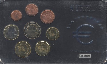 Евро серия Кипра 2008 года (8 монет)