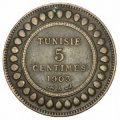Тунис 5 сантимов 1903 год