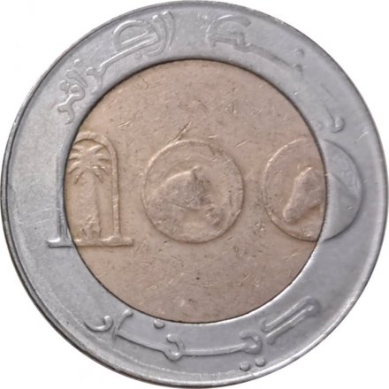 Алжир 100 динаров 2013 год - Лошадь