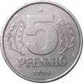 ГДР 5 пфеннигов 1988 год