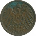 Германия 2 пфеннига 1907 год (D)