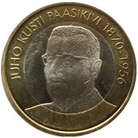 Финляндия 5 евро 2017 год - Юхо Кусти Паасикиви (1946-1956)