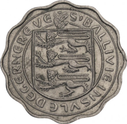 Гернси 3 пенса 1959 год