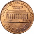 США 1 цент 1960 год - Авраам Линкольн (без отметки МД)