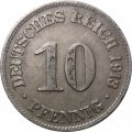 Германия 10 пфеннигов 1913 год (D)