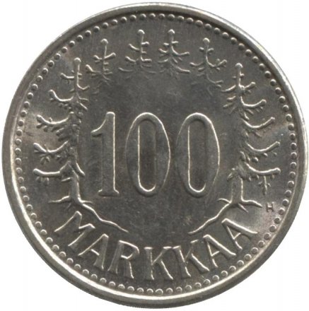 Финляндия 100 марок 1957 год