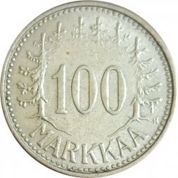 Финляндия 100 марок 1957 год