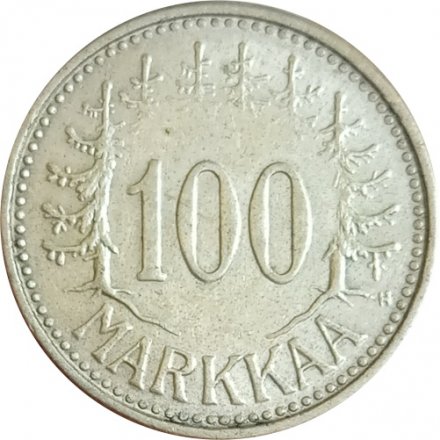 Финляндия 100 марок 1957 год