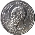Ватикан 20 чентезимо 1937 год Папа Пий XI