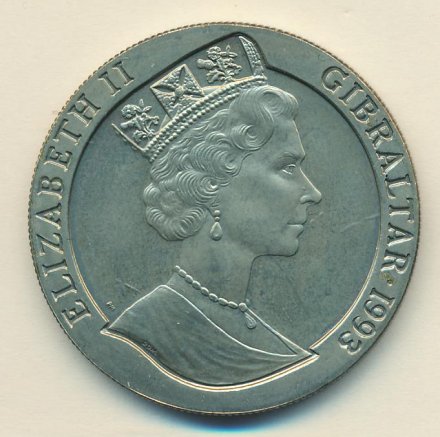 Гибралтар 2,8 экю 1993 год - Европейская космическая программа. Ариан
