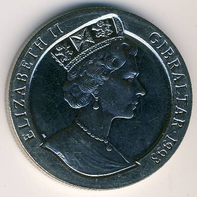 Гибралтар 2,8 экю 1993 год - Европейская космическая программа. Ариан