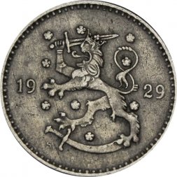 Финляндия 1 марка 1929 год