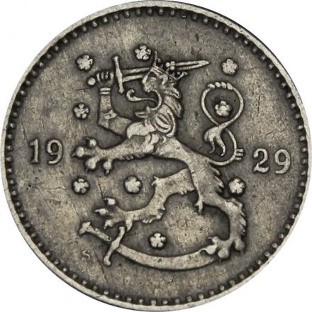 Финляндия 1 марка 1929 год