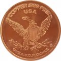 Монетовидный жетон США унция меди 999 - Титаник