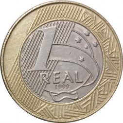 Бразилия 1 реал 1999 год - Символ Республики