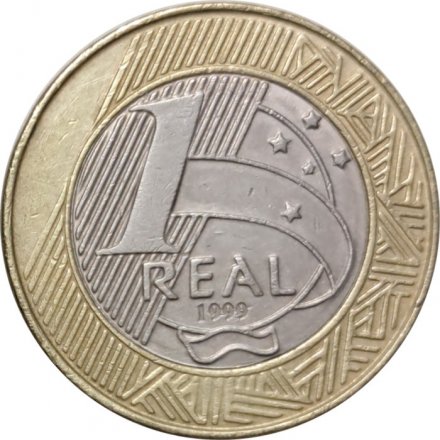 Бразилия 1 реал 1999 год - Символ Республики