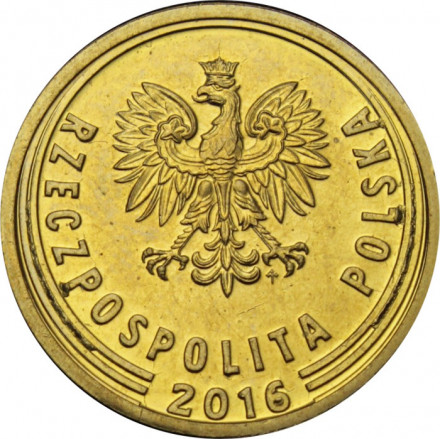 Польша 2 гроша 2016 год