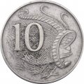 Австралия 10 центов 1968 год - Лирохвост