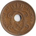 Дания 2 эре 1940 год - Король Кристиан X