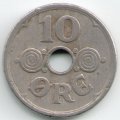 Дания 10 эре 1938 год