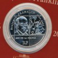 Франция 1/4 евро 2006 год - 300 лет со дня рождения Бенджамина Франклина