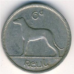 Ирландия 6 пенсов 1935 год