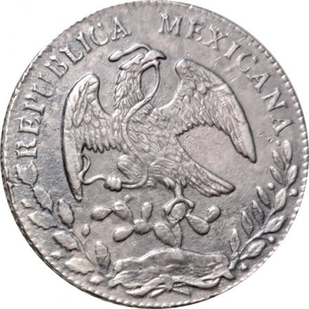 Мексика 8 реалов 1885 год (Ca MM)
