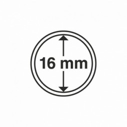 Капсула для хранения монет диаметром 16 мм (Германия)