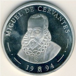 Испания 5 экю 1994 год