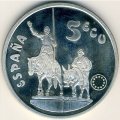 Испания 5 экю 1994 год