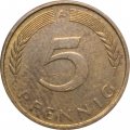 ФРГ 5 пфеннигов 1994 год - A