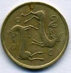 Кипр 2 цента 1985 год