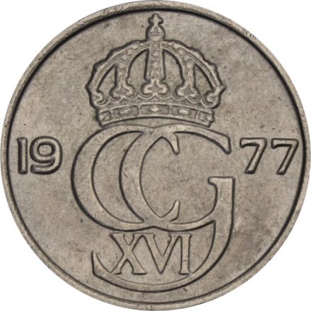 Швеция 50 эре 1977 год