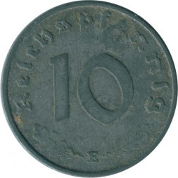 Третий Рейх 10 рейхспфеннигов 1944 год (E) 