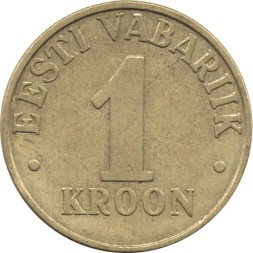 Эстония 1 крона 2001 год