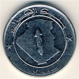 Алжир 1 динар 1992 год