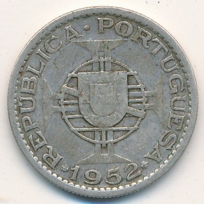 Ангола 10 эскудо 1952 год