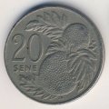 Самоа 20 сене 1988 год