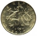 Чехия 20 крон 2017 год - Памятник святому Вацлаву