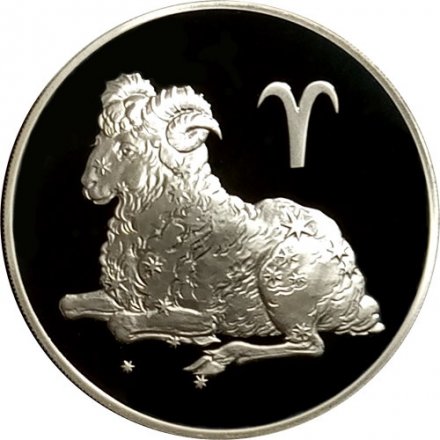 Россия 3 рубля 2004 год - Знаки зодиака - Овен