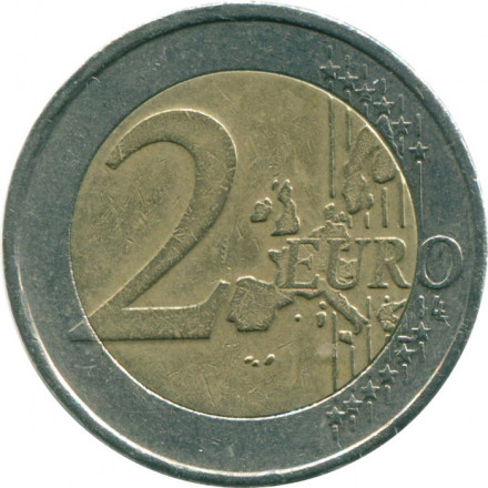 Нидерланды 2 евро 2000 год