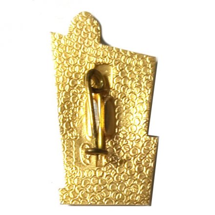 Значок Петродворец. Фонтан Самсон. ЛМД (белый)