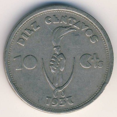 Боливия 10 сентаво 1937 год