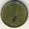 Бразилия 1 крузейро 1956 год