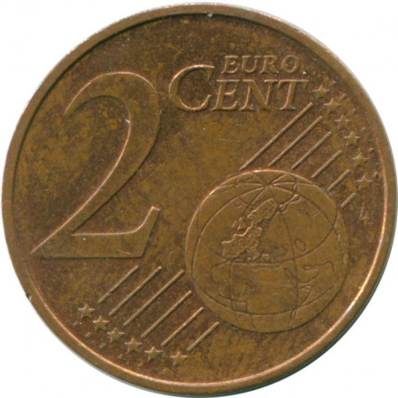 Австрия 2 евроцента 2005 год - Эдельвейс