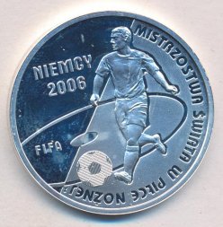 Польша 10 злотых 2006 год - ЧМ по футболу в Германии
